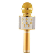 Load image into Gallery viewer, Gold Color Karaoke Microphone
