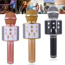 Load image into Gallery viewer, Multicolor Wireless Karaoke Microphone
